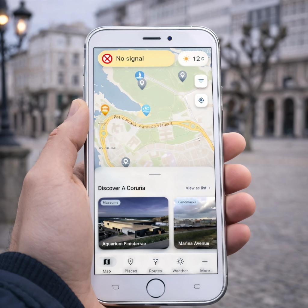 Offline Map Interface