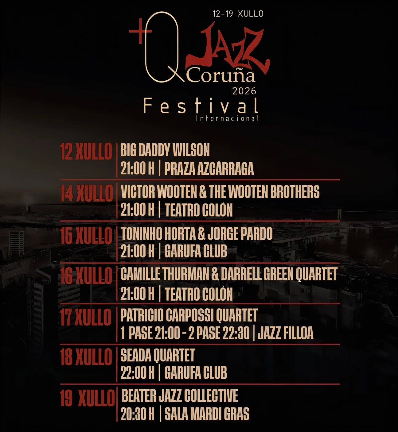 SEADA Quartet en +QJazzCoruña 2026