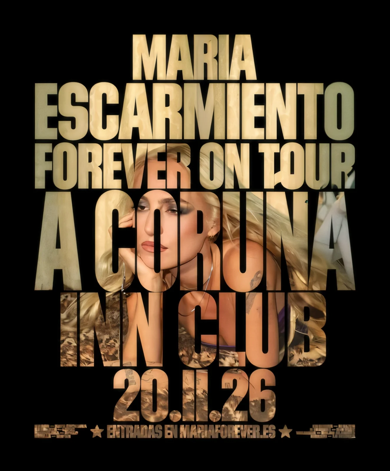 Concierto de María Escarmiento "Forever Tour" en A Coruña