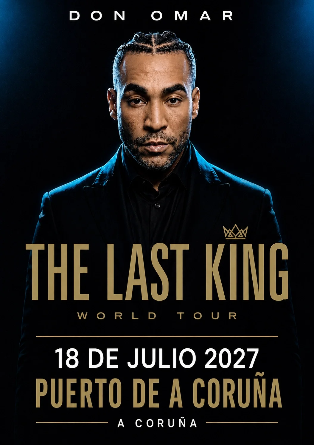 Cartel de Don Omar - The Last King World Tour en A Coruña