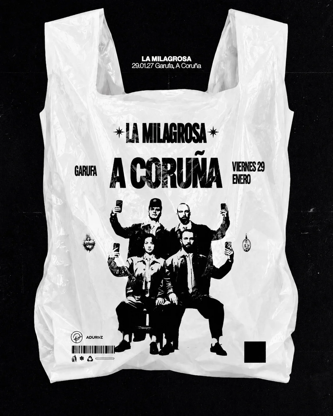 La Milagrosa en concierto en Garufa Club de A Coruña