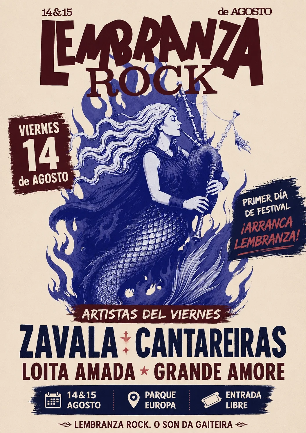 Lembranza Rock 2026 - Día 1