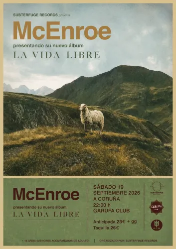 McEnroe - Gira 2026 'La vida libre'