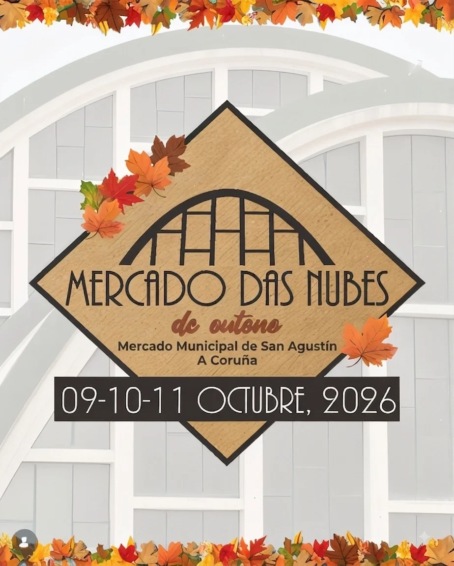 Mercado das Nubes de Otoño 2026 en el Mercado Municipal de San Agustín de A Coruña