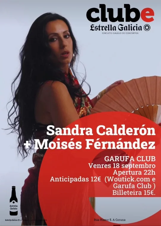 Sandra Calderón y Moisés Sánchez en Garufa Club
