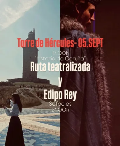 Noite Bohemia: ruta teatralizada y Edipo Rey